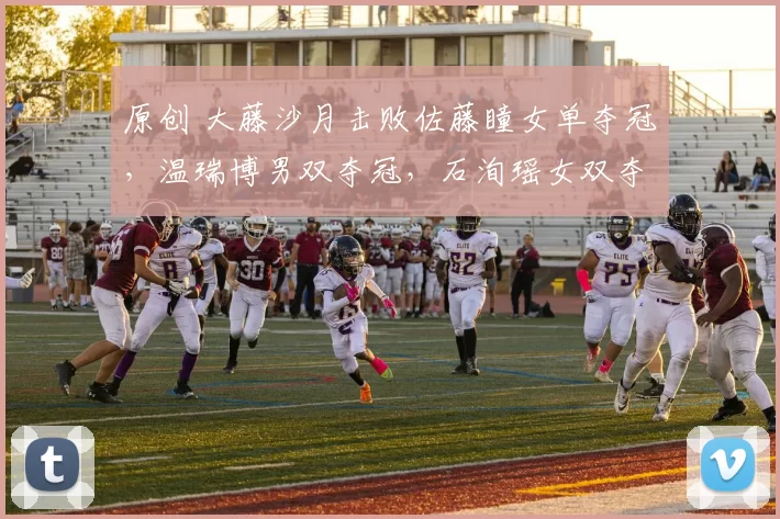 原创 大藤沙月击败佐藤瞳女单夺冠，温瑞博男双夺冠，石洵瑶女双夺冠